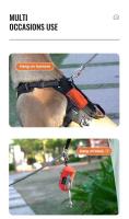 Truelove-dispensador de bolsas pequeñas para mascotas, soporte ajustable para bolsas de caca canina con mosquetón, adecuado para todas las correas de perro, TLB2012 - details 7