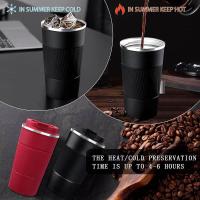 Taza de café de acero inoxidable reutilizable portátil gratis r - details 0
