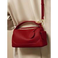 Bolso De Almohada Portátil Rojo Vintage Bolso De Viaje Mensajero De Hombro - details 3
