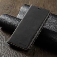 Funda tipo billetera fina de piel de ante para iPhone 11 12 13 14 15 16 Pro Max Mini XR XS 8 7 6s 6 Plus SE 2020 5S funda con tapa imán fuerte - details 5