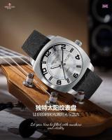Reloj clásico para hombre con correa de cuero - details 1