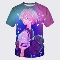 Nuevo Anime Tokyo Avengers 3D impreso de talla grande para hombres y mujeres camisetas Unisex Casual deportes de calle de secado rápido transpirable - details 3