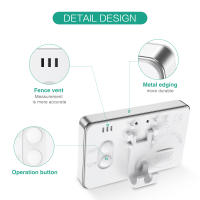 ORIA-termómetro Digital para refrigerador, Mini congelador de 2 piezas, para cocina, hogar, restaurantes, bares - details 3