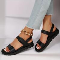Comfy Stylist Summer Platform Sandals Hook And Loop Fastener Adjustable Sports Sandals Women Footwear - details 6