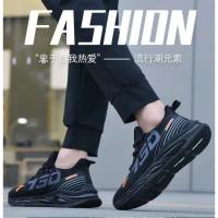 Zapatos para hombre, zapatillas informales sin cordones a la moda, zapatos transpirables para correr, zapatos de tenis de entrenamiento para caminar al aire libre - details 1