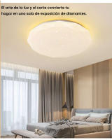 Panel de luz de techo de 18 W y 36 W, decoración de cocina y sala de estar, iluminación interior moderna, material de cuerpo de plástico y pantalla de resina. - details 4