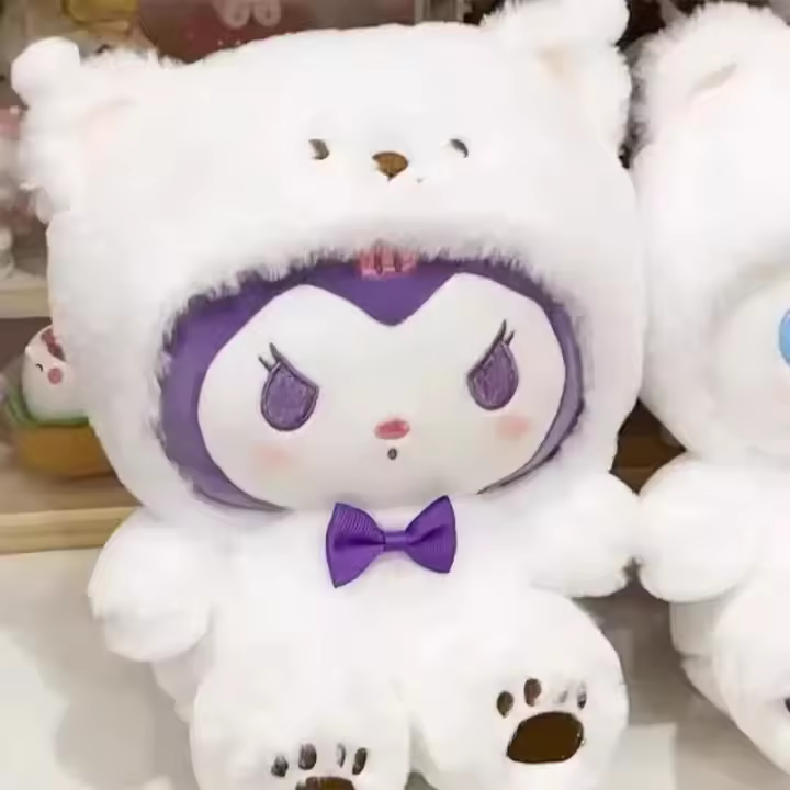 25CM Sanrio peluche Hello Kitty Cinnamoroll Kuromi Pochacco muñeco de peluche dibujos animados lindos juguetes niños regalos de cumpleaños - 1