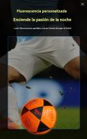 Balón de fútbol reflectante PU de entrenamiento con costura mecánica - Diseño fluorescente, nocturno y estilo viral llamativo,fútbol de playa para adultos, balones de fútbol para adultos, deportes de equipo - details 1