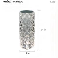 Luz LED Nocturna RGB Rosa Recargable 16 Colores, Lámpara de Mesa Táctil de Cristal, Cambia de Color para Tu Mesita de Noche, Decoración Navideña - details 7