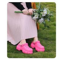 Sandalias De Mujer Para Jardín Y Playa Con Plataforma Impermeables Verano Tacón Alto De 7CM EVA Cómodas Casual Sin Tobilleras - details 13