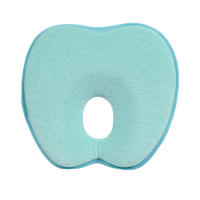 Almohada con forma de bebé Almohada de prevención de cabeza deformacional cuatro estaciones transpirable recién nacido forma correcta de cabeza bebé reposacabezas - details 0