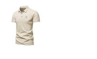 Camisa POLO Para Hombre De Verano Seda De Hielo Secado Rápido Manga Corta Estilo Casual Color Sólido Ajuste Suelto Cuello De Negocios - details 5
