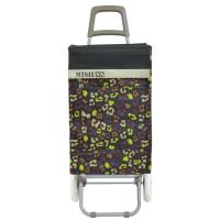 Carrito de Compra Plegable Ligero 100x41x33cm, Resistente con 2 Ruedas, Capacidad de Carga 48 Litros - Ideal para Comprar - details 1