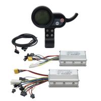 Controlador de Doble accionamiento para patinete eléctrico JP, Kit de controlador de accionamiento delantero y trasero, sin escobillas, 48V, 52V, 60V, 25A, 50A, AB, 2 - details 0