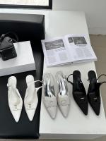 Temperamento francés bolsa cabeza sandalias nueva trasera stiletto vacío tacones altos socialite cabeza puntiaguda boca poco profunda zapatos individuales - details 27