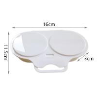 PP-escalfador de huevos portátil para microondas, antiadherente con tapa, vaporizador, doble taza, cocina - details 3