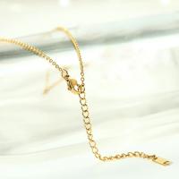 Collar con inicial de acero inoxidable para mujer, Gargantilla con letras cortadas de Color dorado, con un solo nombre, colgante, regalo de joyería, envío directo - details 17