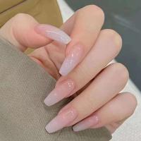 24 unidades/CA Color Degradable pegamento Artificial ataúd vacaciones linda chica bailarina falsa entrega gratuita decoración de uñas para mujer Com - details 3
