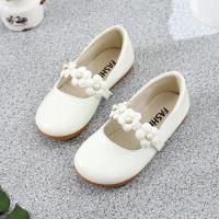 Zapatos planos florales de cuero para niñas, zapatos de vestir de alta calidad, suaves, de princesa, con flores, para fiesta de boda, 26-36 - details 7