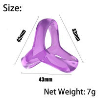Anillo doble para alargar la eyaculación para hombres, juguete para parejas, producto para adultos, anillos para agrandar el pene, Sex Shop, nuevo - details 15