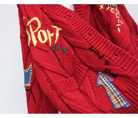 Cárdigan de punto cálido para mujer, chaqueta bordada con bolsillos, abrigo holgado, otoño e invierno, 2023 - details 19
