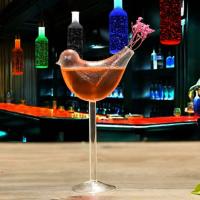 Copa de cristal con cola de champán, copa de vino con chispa para fiesta de San Valentín, rosa 3D, altura estilo Ins - details 8