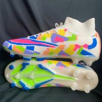 Tacos de fútbol para hombre y mujer, zapatos de fútbol para césped, tacos de fútbol, ​​tobillo alto, botas de fútbol AG FG, zapatillas de entrenamiento - details 2
