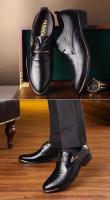 Zapato Social De Negocios Marrón, Zapatos Formales Negros Para Hombre, Traje Informal De Cuero Para Fiesta, Tendencia 20224, Elegante Y Clásico, Oficial Nuevo - details 6