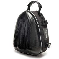 Mochila trasera impermeable de fibra de carbono para motocicleta, paquete de asiento trasero, Kit cruzado, bolsa para casco - details 2