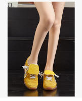 Zapatos de entrenamiento alemanes de cuero con aumento de altura interior de 2,5 cm, zapatos de mujer, zapatos Forrest Gump, zapatos de tablero deportivos versátiles - details 14
