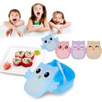 Fiambrera de búho de dibujos animados para niños, contenedor de alimentos para microondas, caja de almacenamiento portátil para estudiantes, contenedor Bento con compartimentos - details 4