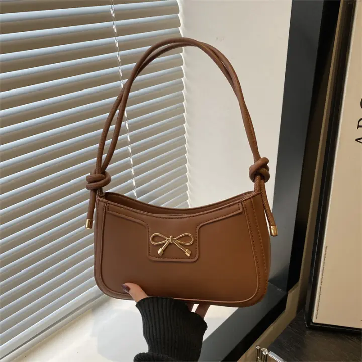 Textura de alta calidad, bolso pequeño y versátil para mujer, bolso de moda de nuevo estilo 2025, bolso de hombro, bolso baguette de moda - 1