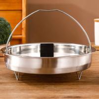 Cesta de acero inoxidable para vaporizador de alimentos, utensilio de cocina a presión con mango, escurridor de drenaje - details 7