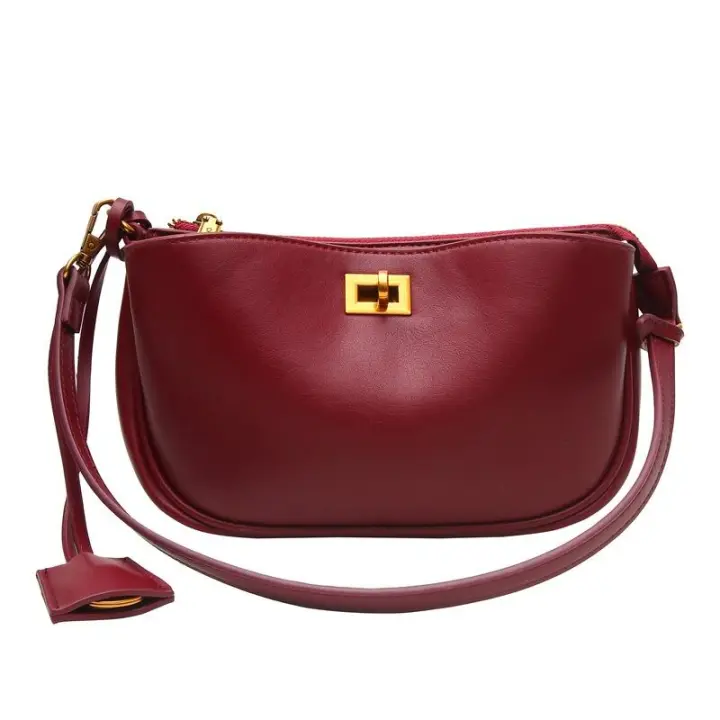 Bolso bandolera de cuero vegetal de moda, mujeres versátiles de alta gama, nuevo bolso de hombro para el trabajo - 1