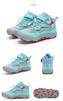 Botas de senderismo tobilleras de marca para niños, zapatillas de senderismo antideslizantes, calzado de escalada de montaña al aire libre, calzado deportivo Unisex para niños - details 34