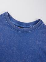 Camisetas lavadas con estampado abierto de sandía para mujer, Camiseta de algodón Y2K, Top holgado de Hip Hop, ropa suave y transpirable - details 51