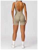 Mono de Yoga sin Costuras ni Espalda Conjunto Deportivo para Mujeres Material de Nylon - details 21