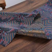 Tapete de té con brocado de estilo chino, tapete de escritorio elegante Retro, mantel decorativo suave de alta gama, casa de té, duradero, nuevo - details 1