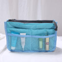 Bolsa De Cosméticos Nylon Para Mujer Organizador De Maquillaje Con Doble Cremallera Bolsa De Almacenamiento De Hidratantes Para Viajes Al Aire Libre - details 5