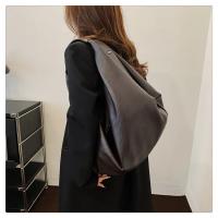 Bolsos de hombro grandes negros para mujer, bolso de compras grande, bolso cruzado de cuero suave de calidad de Color sólido, bolso de mano de viaje para mujer - details 19