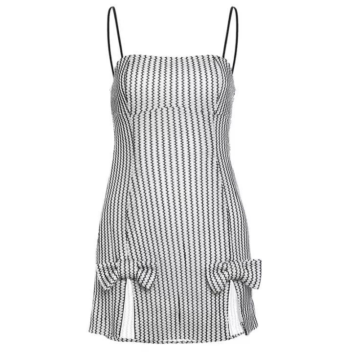 Glúteos rectos y delgados a rayas, combinados con camisolas de mujer, nueva colección - 1