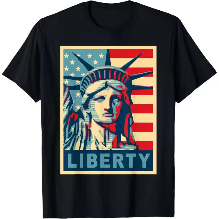 Camiseta de la Estatua de la Libertad, la mejor idea de regalo, camiseta para hombre - 1