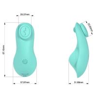 Hombres del juguete del vibrador del huevo del amor de la silicona Panty-wearable Anal Prostate Massager con la estimulación del clítor para el juego sexual - details 7