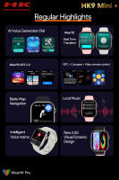 2024 New HK9 mini+ Smartwatch Voice Assistant 1GB Memory NFC Information Reminder Sports Mode Photo Control AMOLED Smartwatch - details 10