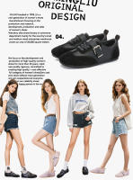 Cuero Forrest Gump zapatos primavera y verano nuevos deportes de fondo plano zapatos pequeños blancos zapatos casuales individuales de las mujeres - details 4