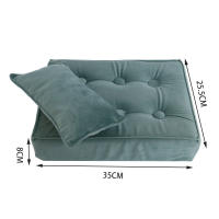 Neonatal Photography Mattress Pad Retro Mini Bed Pillow Newborn Cushion Baby Full Moon Photo Posing Assisted Prop Cradle Bedding - details 1
