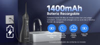Mornwell-irrigador Oral portátil F18, hilo Dental recargable por USB, 4 boquillas, chorro de agua Dental, tanque de agua de 200ml, resistente al agua - details 0