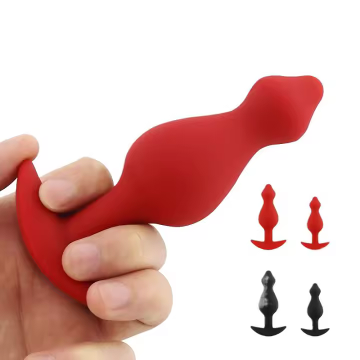 Leten EXVOID consolador con cuentas, productos para adultos, tapón Anal de silicona, Vagina, punto G, juguetes de masaje para hombres, Sex Shop - 1