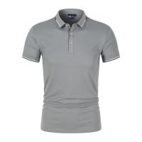Polo de Moda para Hombre, Camiseta Vertical de talla grande con Cuello, Holgada de Manga Corta para Europa Y América - details 1