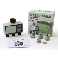 Regadera inteligente con control remoto, dispositivo automático de 3 válvulas, Digital, para jardín, flores - details 10
